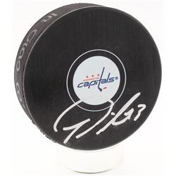 Tom Wilson Signed Washington Capitals Hockey Puck (Fanatics Hologram)