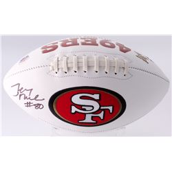 Jerry Rice Signed San Francisco 49ers Logo Football (Beckett COA)