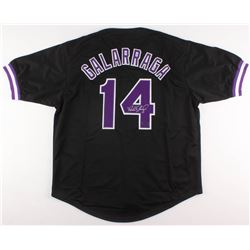 Andres Galarraga Signed Colorado Rockies Jersey (Radtke COA)