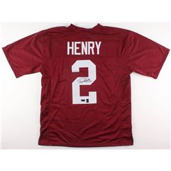 Derrick Henry Signed Alabama Crimson Tide Jersey (Radtke COA  Henry Hologram)