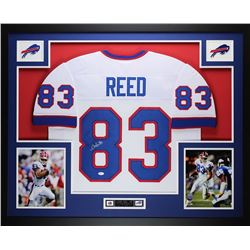 Andre Reed Signed Bills 35x43 Custom Framed Jersey (JSA COA)