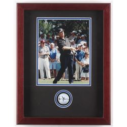Jack Nicklaus Signed 14x18x2.5 Custom Framed Golf Ball Shadowbox Display (JSA LOA)