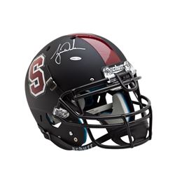 Tiger Woods Signed Stanford Cardinal Full-Size Matte Black Helmet (UDA COA)