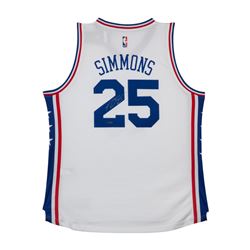 Ben Simmons Signed Philadelphia 76ers Jersey (UDA COA)