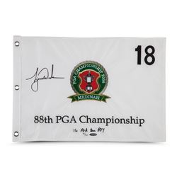 Tiger Woods Signed LE 2006 PGA Championship Pin Flag (UDA COA)