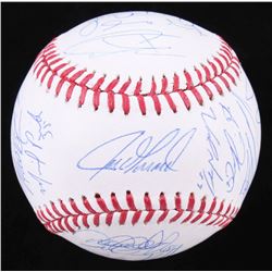 2014 New York Yankees OML Baseball Signed by (22) with Derek Jeter, C.C. Sabathia, Ichiro Suzuki, Ca