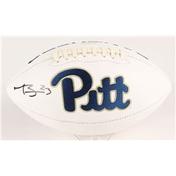 Tyler Boyd Signed Pittsburgh Panthers Logo Football (Radtke COA)