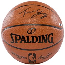 Trae Young Signed NBA Game Ball Series Basketball (Panini COA)