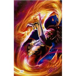 Greg Horn Signed Marvel "Phoenix Resurrection" 11x17 Lithograph (JSA COA)