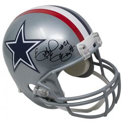 Ezekiel Elliott Signed Dallas Cowboys Throwback Full-Size Helmet (Beckett COA)