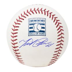 Miguel Cabrera Signed OML Hall of Fame Logo Baseball (JSA COA)