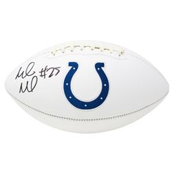 Marlon Mack Signed Indianapolis Colts Logo Football (JSA COA)