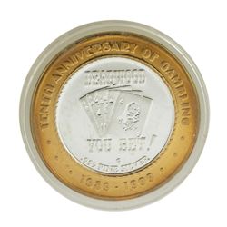 .999 Fine Silver Deadwood, South Dakota $10 Limited Edition Gaming Token