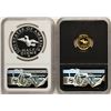 Image 2 : 1792-2017 Half Disme 1/10 oz. Gold & 1oz. Silver Medals NGC PF70 W/ Moy Signatur