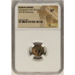 Constantius II, 337-361 AD Ancient Roman Empire Coin NGC XF