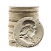 Image 1 : Roll of (20) Brilliant Uncirculated 1958-D Franklin Half Dollar Coins
