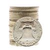Image 2 : Roll of (20) Brilliant Uncirculated 1958-D Franklin Half Dollar Coins