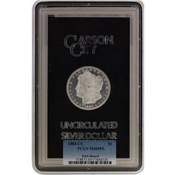 1884-CC $1 Morgan Silver Dollar Coin Uncirculated GSA Hoard PCGS MS65PL