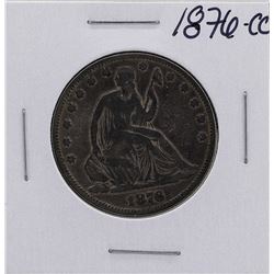 1876-CC Seated Liberty Half Dollar Coin