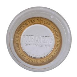 .999 Silver Four Queens Casino Hotel Las Vegas $10 Limited Edition Gaming Token