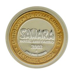 .999 Silver Sahara Las Vegas, Nevada $10 Casino Limited Edition Gaming Token
