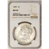 Image 1 : 1889 $1 Morgan Silver Dollar Coin NGC MS64