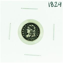 1829 Capped Bust Half Dime Coin