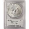 Image 2 : 2011-W $1 American Silver Eagle Coin PCGS MS70 Mercanti Signature