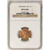 Image 1 : 1998 Wide "AM" Lincoln Wheat Cent Coin NGC MS63RB