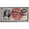 Image 1 : March 3, 1863 Fifteen Cents Fourth Issue Fractional Currency Note