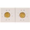 Image 2 : Lot of 1908-1909 $2 1/2 Indian Head Quarter Eagle Gold Coins