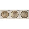 Image 1 : Lot of (3) 1889 $1 Morgan Silver Dollar Coins