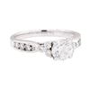 Image 1 : 14KT White Gold 1.51 ctw Diamond Wedding Ring