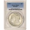 Image 1 : 1921 $1 Morgan Silver Dollar PCGS MS63