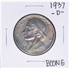 Image 1 : 1937-D Boone Bicentennial Commemorative Half Dollar Coin