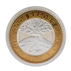 .999 Fine Silver Foxwoods Resort and Casino $10 Casino Limited Edition Gaming To