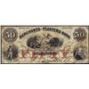 Image 1 : 1859 $50 Merchants and Planters Bank Georgia Obsolete Note