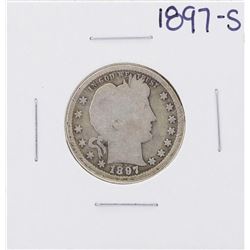 1897-S Barber Quarter Coin