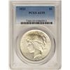 Image 1 : 1923 $1 Peace Silver Dollar Coin PCGS AU55