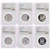 Image 1 : Lot of 1957-1962 Franklin Half Dollar Coins NGC PF67