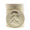 Image 1 : Roll of (20) Brilliant Uncirculated 1953-D Franklin Half Dollar Coins