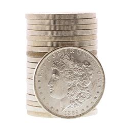 Roll of (20) Brilliant Uncirculated 1884-O $1 Morgan Silver Dollar Coins