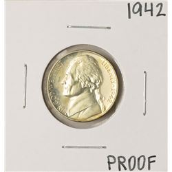 1942 Proof Jefferson Nickel Coin