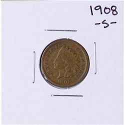 1908-S Indian Head Cent Coin
