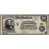 Image 1 : 1902 $20 National Bank of Cincinnati CH# 20 National Currency Note