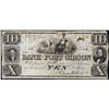 Image 1 : 1800's $10 Bank of Port Gibson Obsolete Note