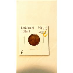 1911 S Lincoln Cent