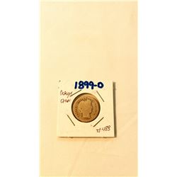 1899 O Barber Dime