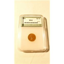 1926 $2.50 Liberty Head Gold