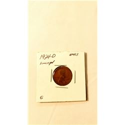 1924 D Lincoln Penny